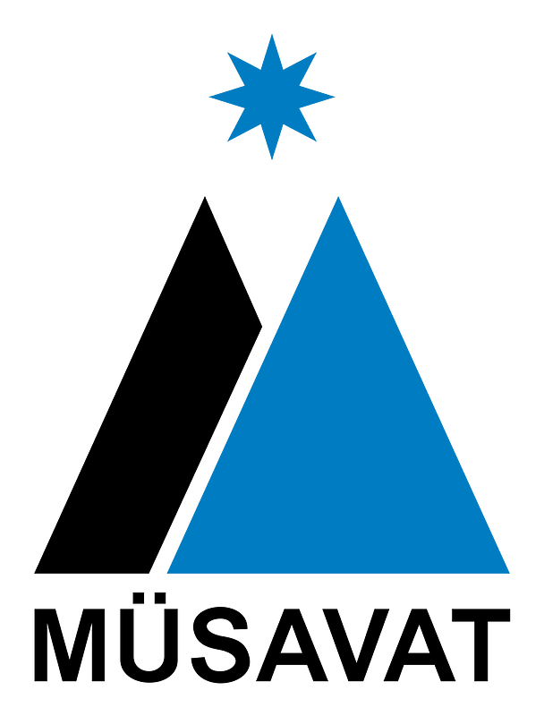 Logo of Müsavat Party