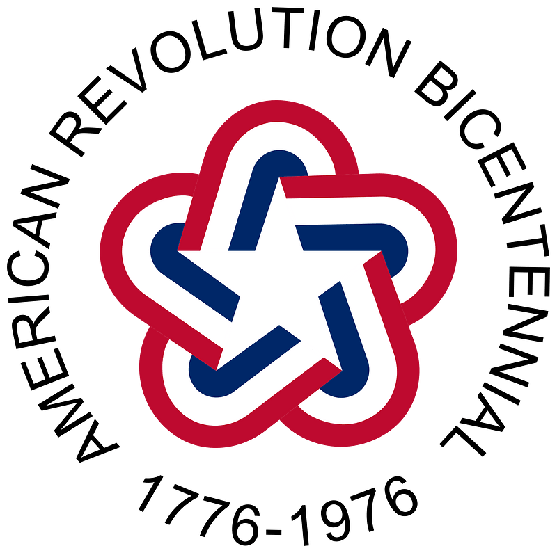 American Revolution Bicentennial Flag Vectorized