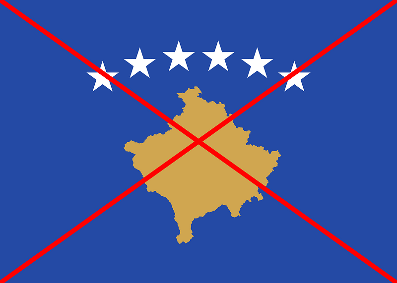 AntiKosovo flag