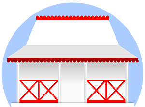 Cayman Islands House as logo
