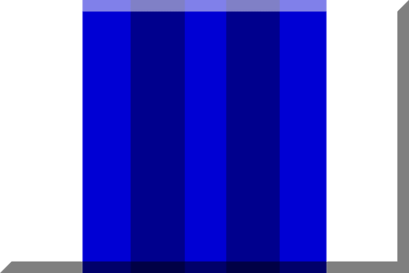 600px Blu con lati Bianchi e strisce Blu scuro