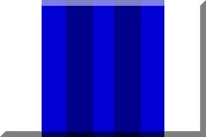 600px Blu con lati Bianchi e strisce Blu scuro