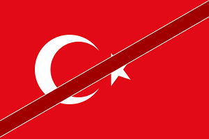 Crossed Flag of Turkey