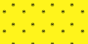 Warsaw Metro Logo Pattern 03