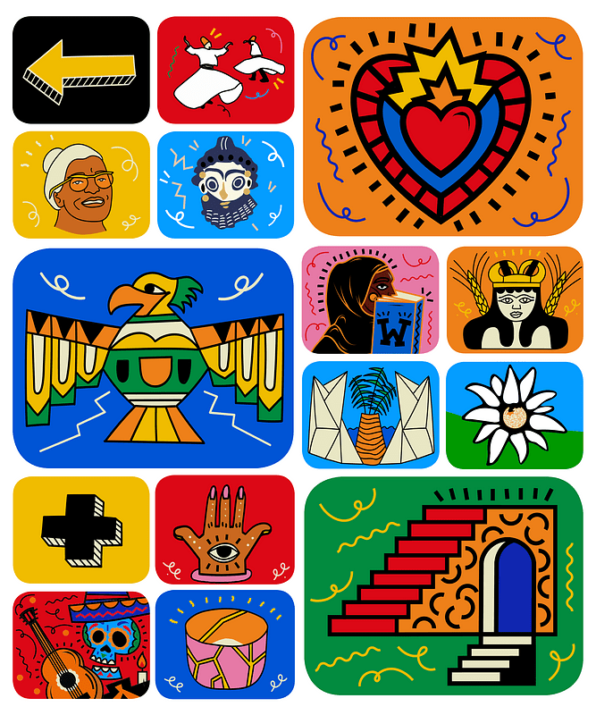 Wikipedia20 sticker sheet 2