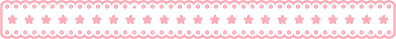 Cherry blossoms lace line