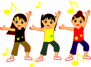 Girls dancing