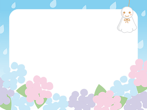 Rainy season frame