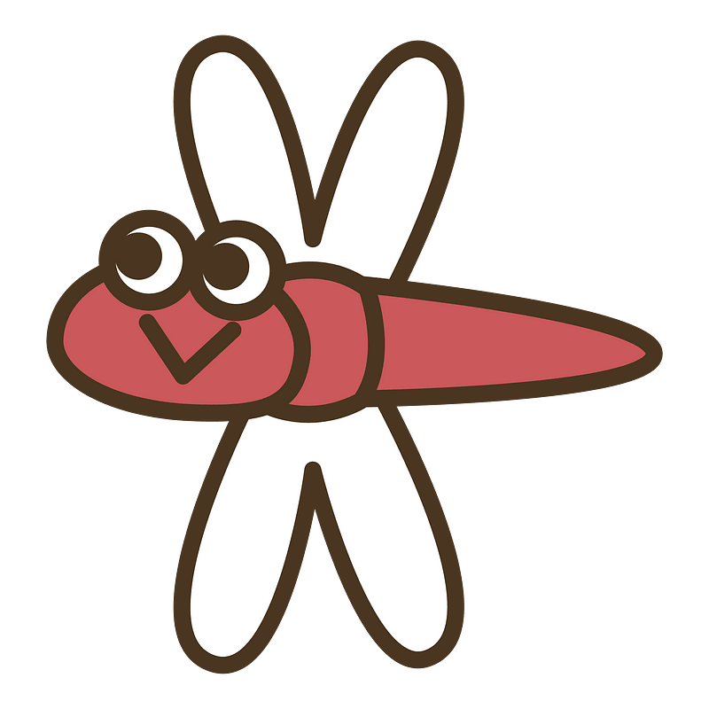 Red dragonfly