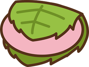 Sakuramochi wagashi