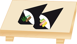 Self hand rolled sushi