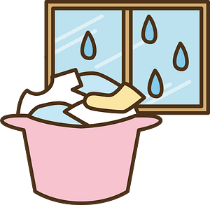 Washing rainy seazon