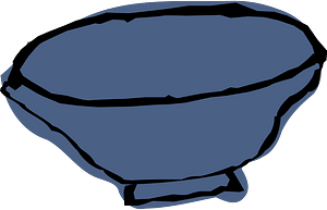 Blue bowl