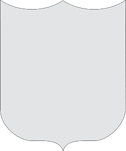 Heraldic shield shape