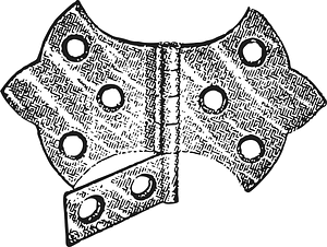 Ancienne charnière de porte