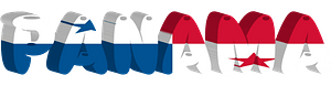 Panama lettering with flag
