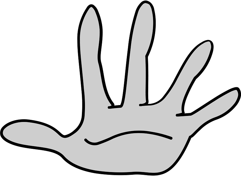 Woman hand gesture