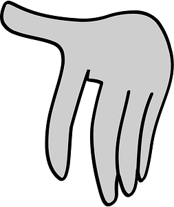 Woman hand gesture