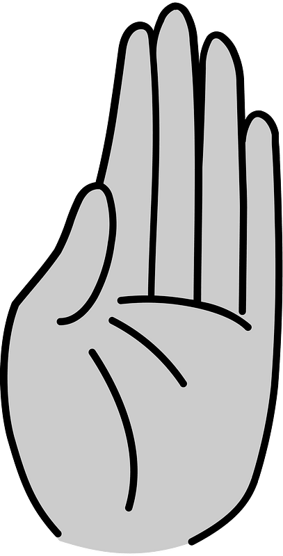Woman hand gesture