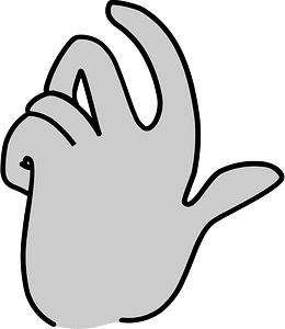 Woman hand gesture