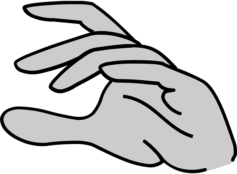 Woman hand gesture