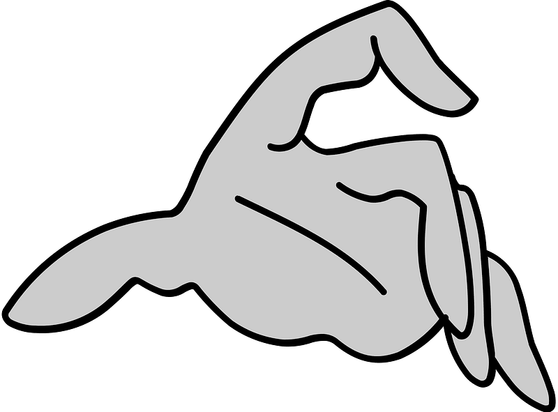 Woman hand gesture