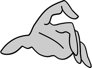 Woman hand gesture