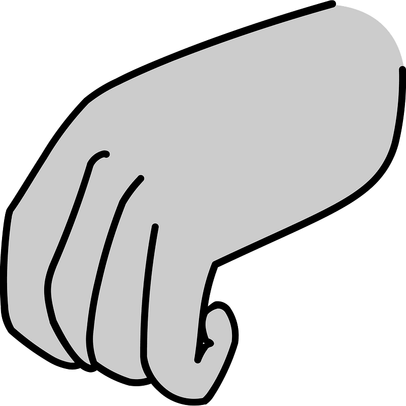 Woman hand gesture