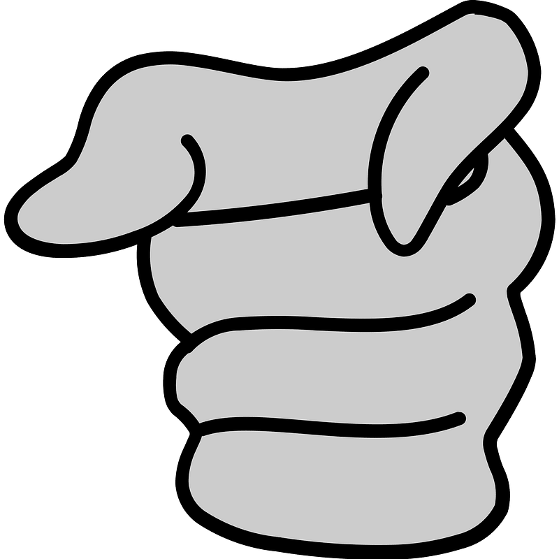 Woman hand gesture