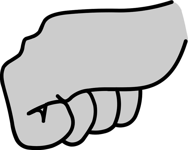 Woman hand gesture