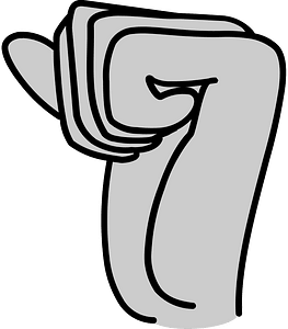 Woman hand gesture