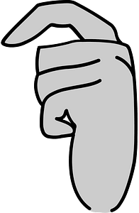 Woman hand gesture