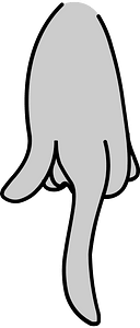 Woman hand gesture