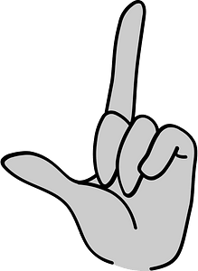 Woman hand gesture