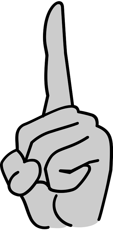 Woman hand gesture