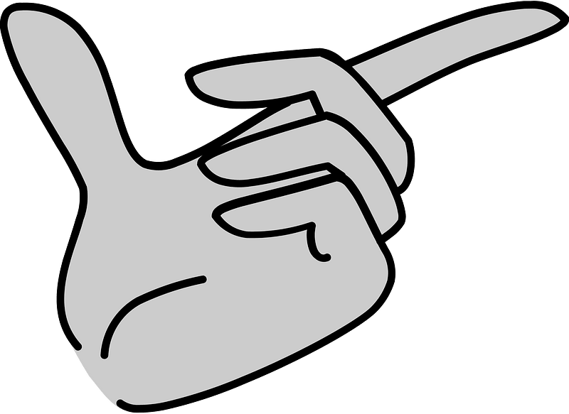 Woman hand gesture