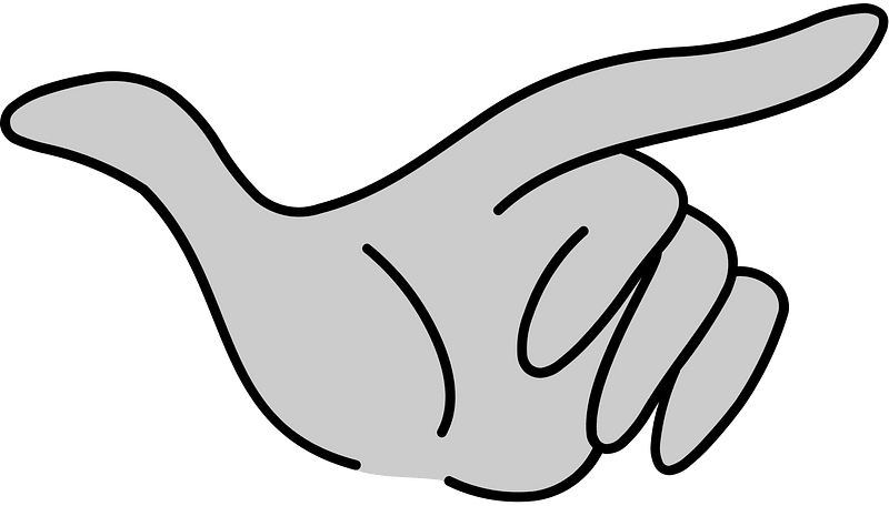 Woman hand gesture