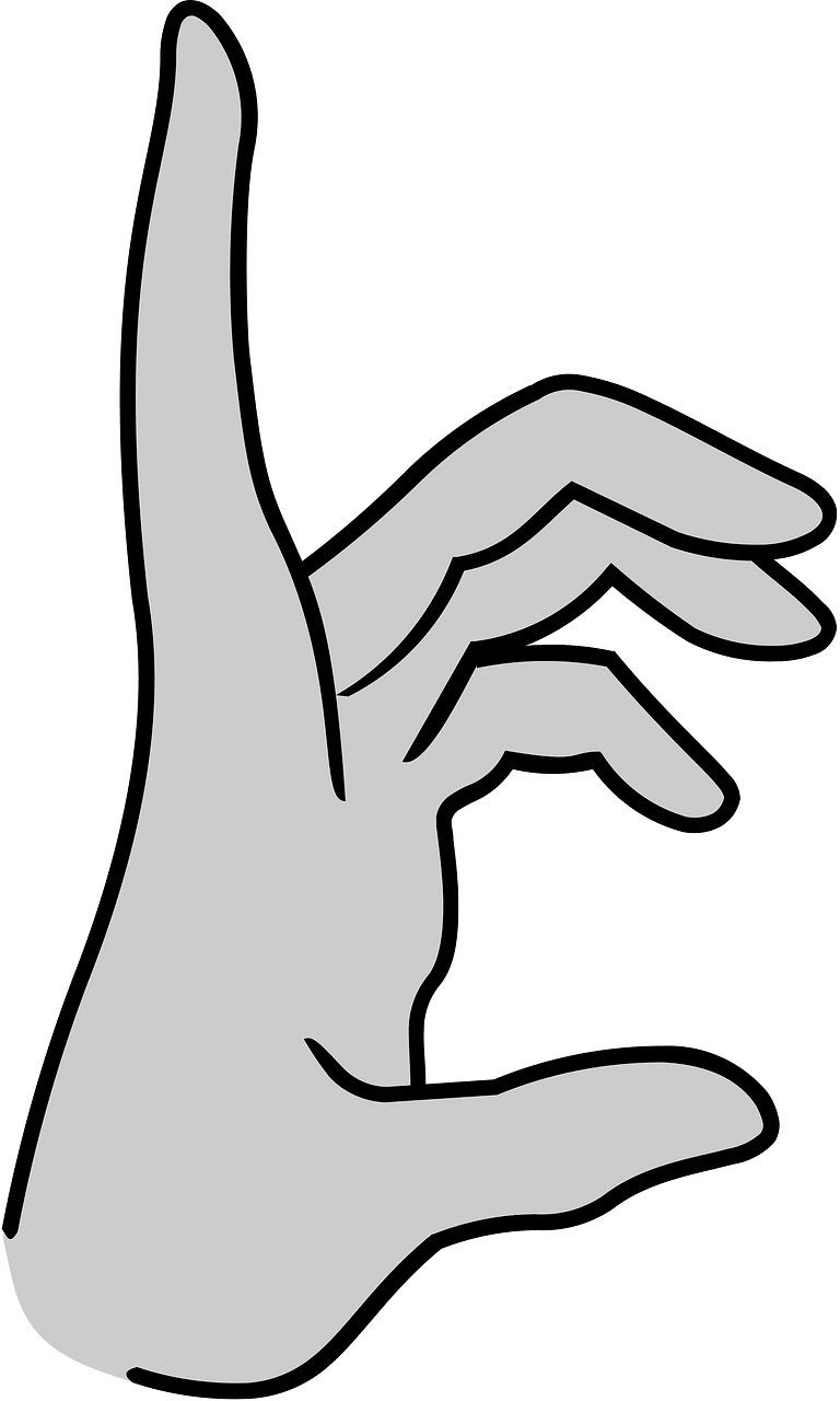 Woman hand gesture