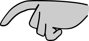Woman hand gesture