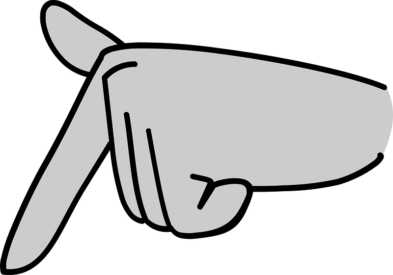 Woman hand gesture