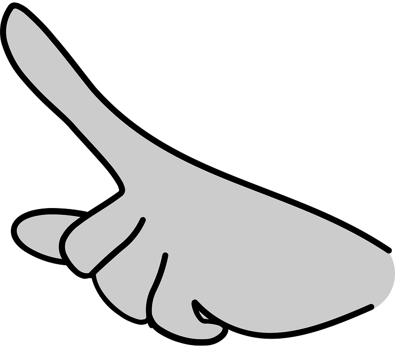 Woman hand gesture
