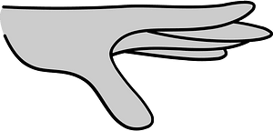 Woman hand gesture