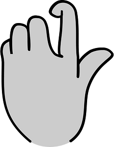 Woman hand gesture