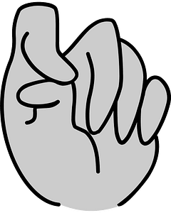 Woman hand gesture