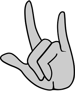 Woman hand gesture