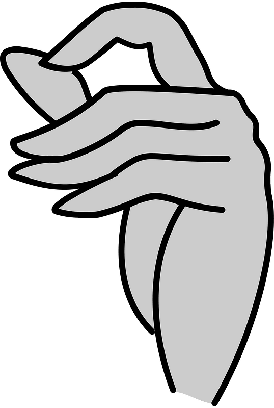 Woman hand gesture