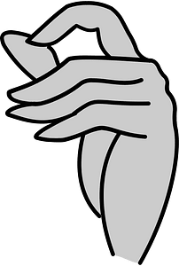 Woman hand gesture