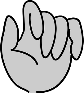 Woman hand gesture