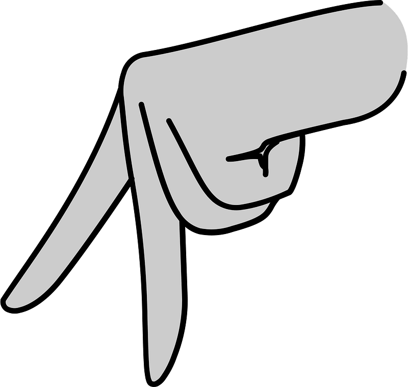 Woman hand gesture