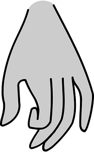 Woman hand gesture